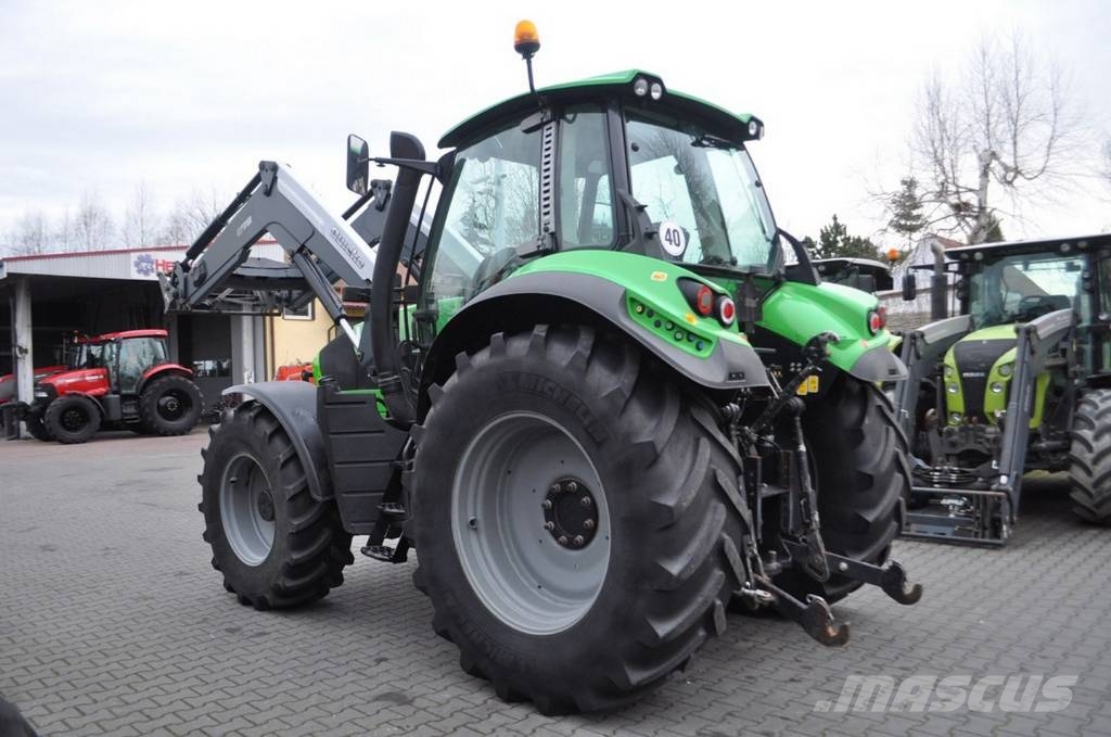 Deutz-Fahr AGROTRON 6160 P + QUICKE Q78 Tractoren