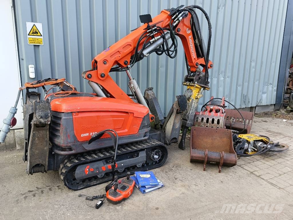 Husqvarna DXR 310 sloopgraafmachine demoilition remote robot Sloopgraafmachines