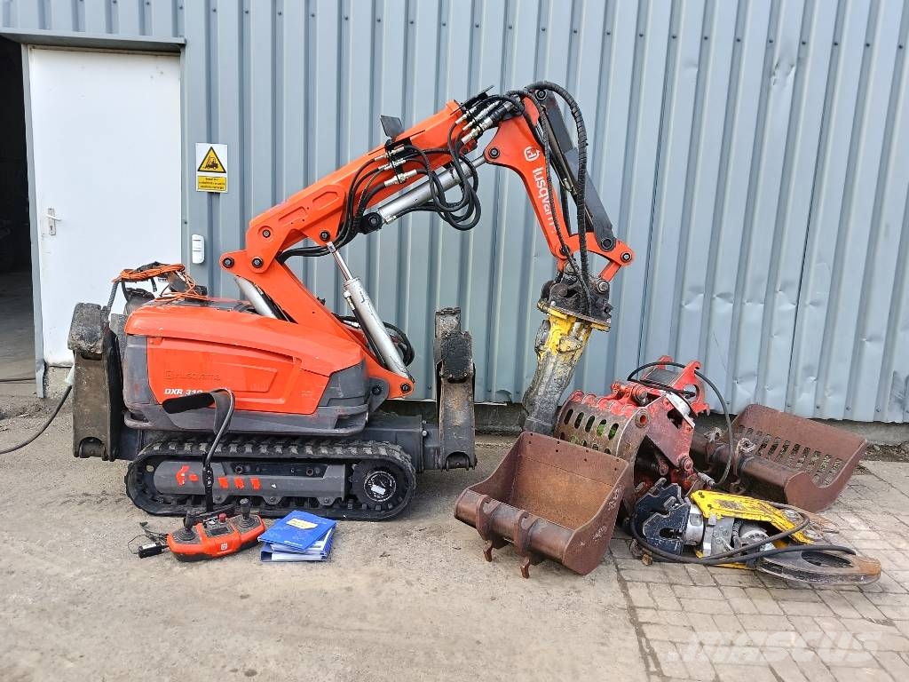 Husqvarna DXR 310 sloopgraafmachine demoilition remote robot Sloopgraafmachines