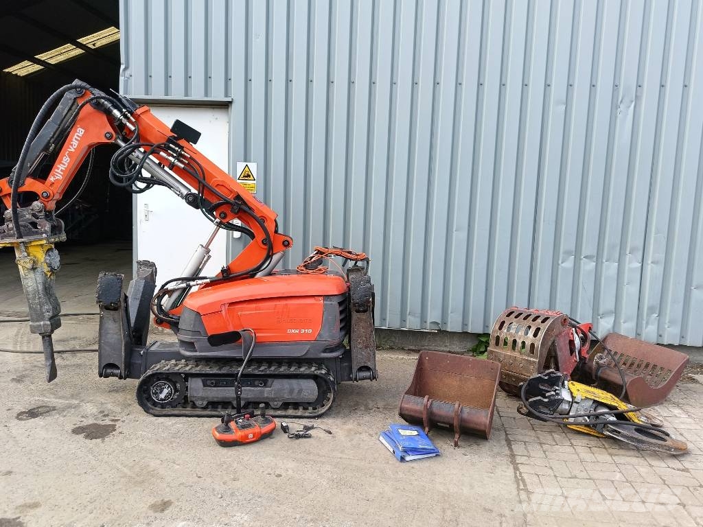 Husqvarna DXR 310 sloopgraafmachine demoilition remote robot Sloopgraafmachines