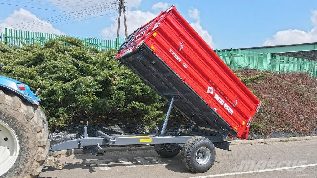 Metal-Fach T713A wywrotka/ 3 sides tipping trailer/ 1 oś / 5T Kallurhaagised