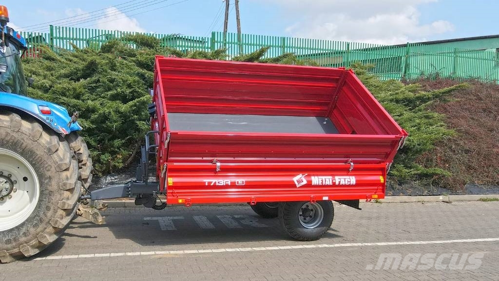 Metal-Fach T713A wywrotka/ 3 sides tipping trailer/ 1 oś / 5T Kallurhaagised