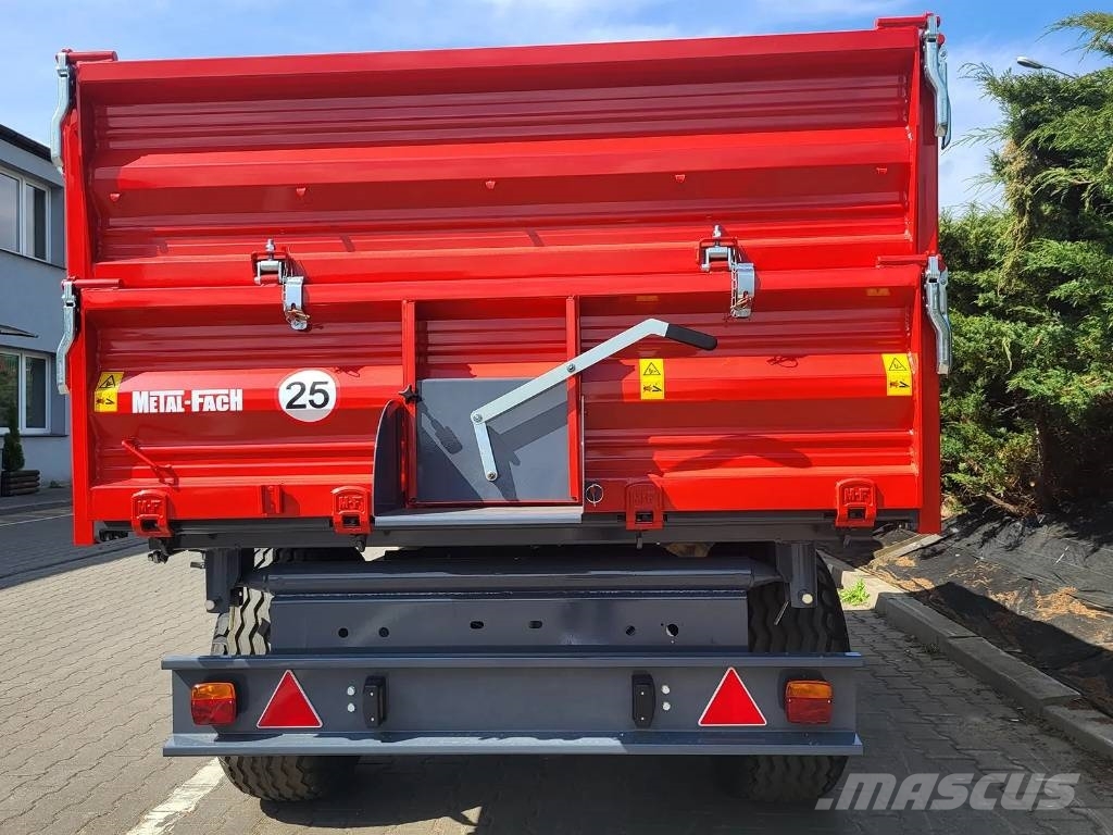 Metal-Fach T713A wywrotka/ 3 sides tipping trailer/ 1 oś / 5T Kallurhaagised