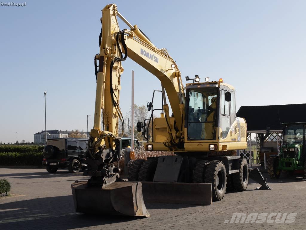Komatsu PW 140-7 Pyöräkaivukoneet