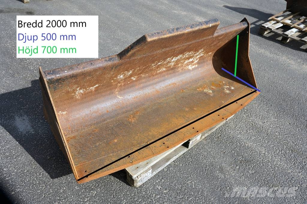  SKOPA / UNIVERSALSKOPA 2000MM MERLO FÄSTE ملحقات أخرى للحفر والتحميل