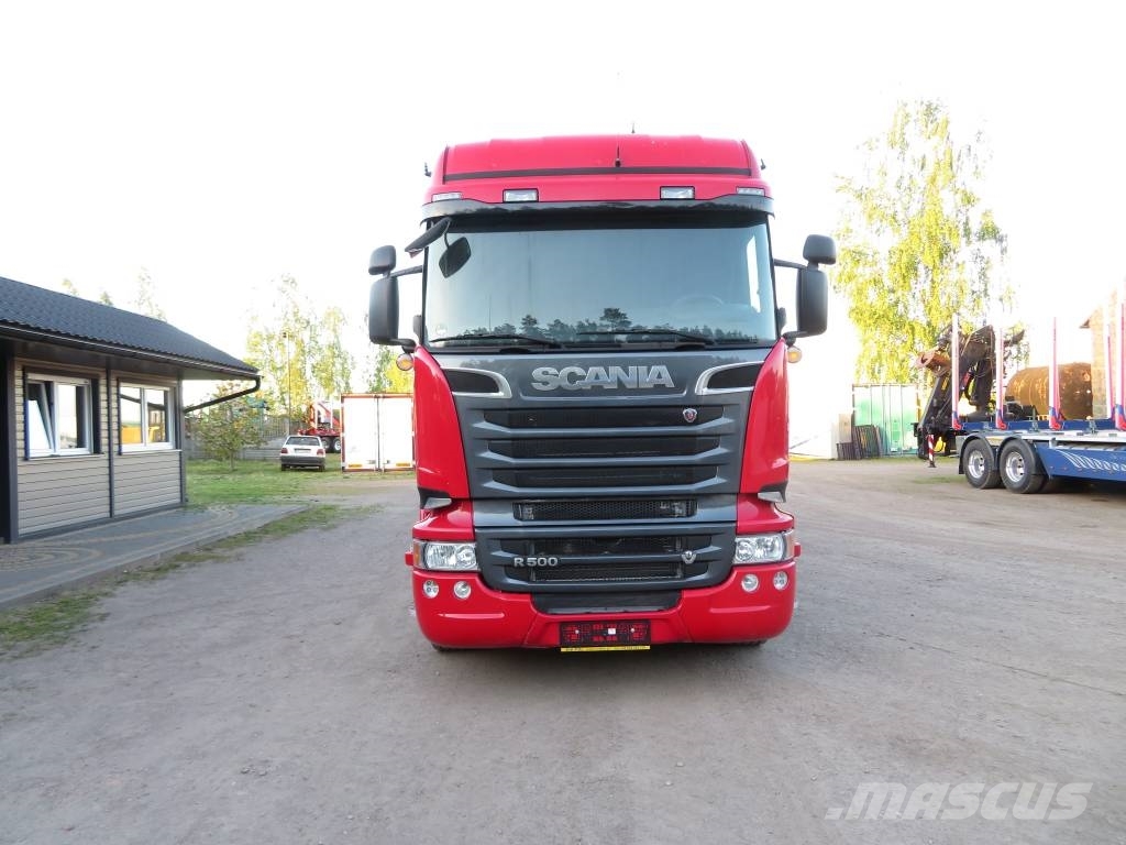 Scania R 500 Vozy na přepravu kmenů
