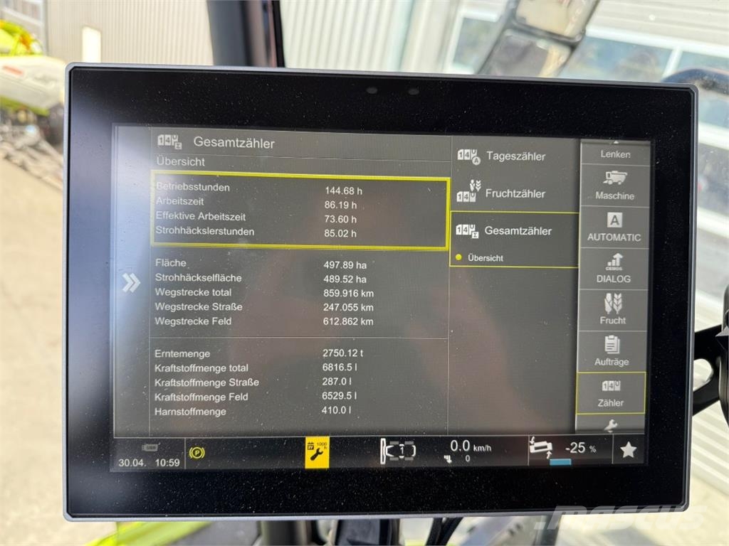 CLAAS Lexion 8600 Terra Trac Kombajni