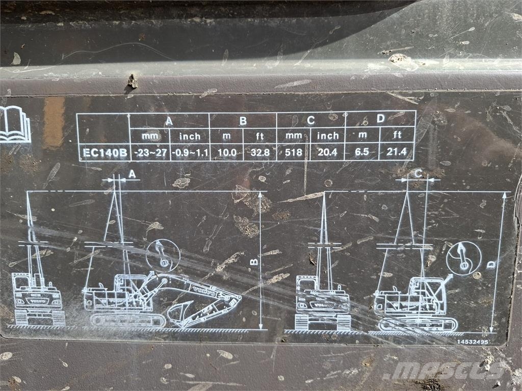 Volvo EC140BLC 履带挖掘机