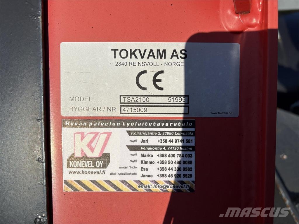 Tokvam TSA2100 Schaufeln