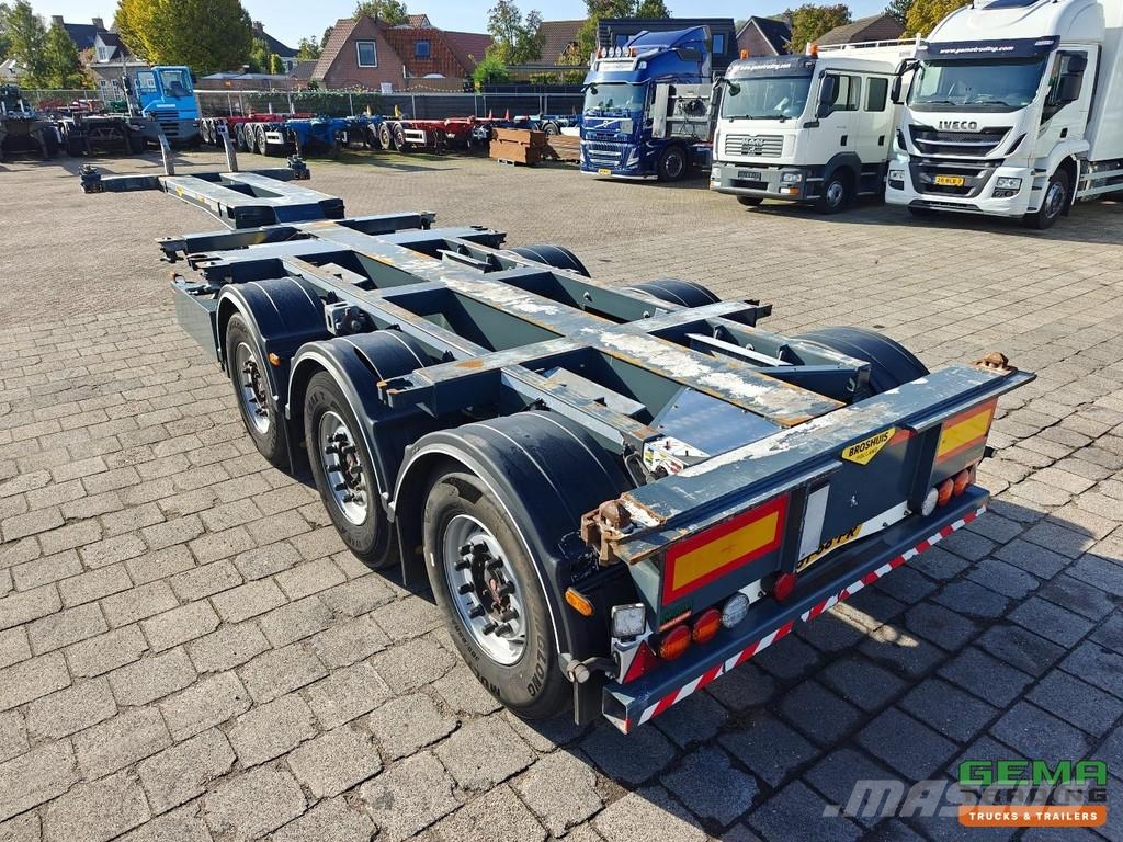 Broshuis MFCC-HD All Connections - GENSET - GenMark only 18 Контейнерни полуремаркета