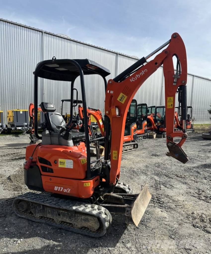 Kubota U 17-3 Mini bagri <7t
