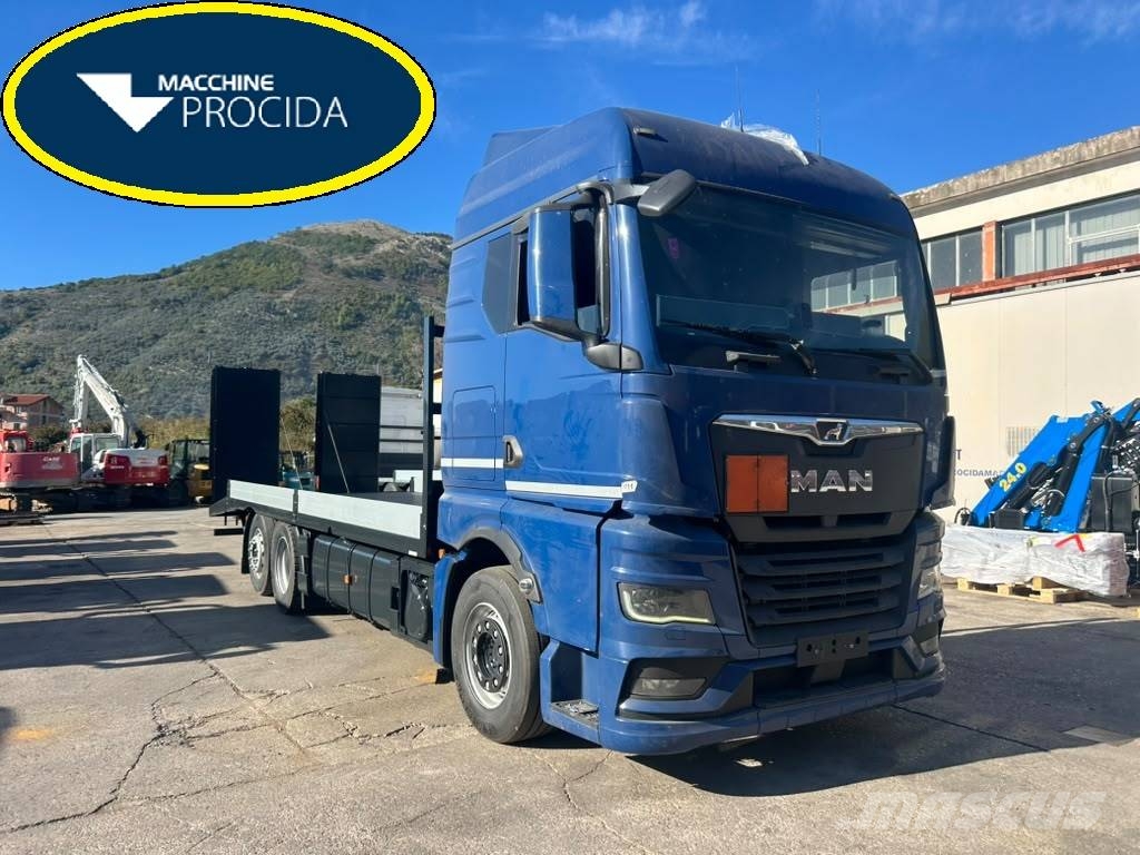 MAN TGX 26.470 Camiones de superficie plana/cabrestantes