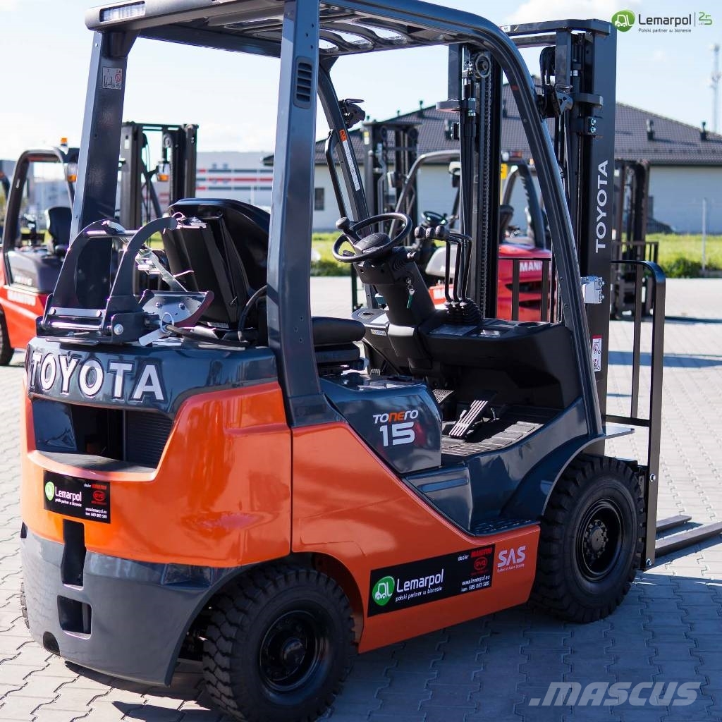 Toyota 8 FGF 15 LPG forklifts