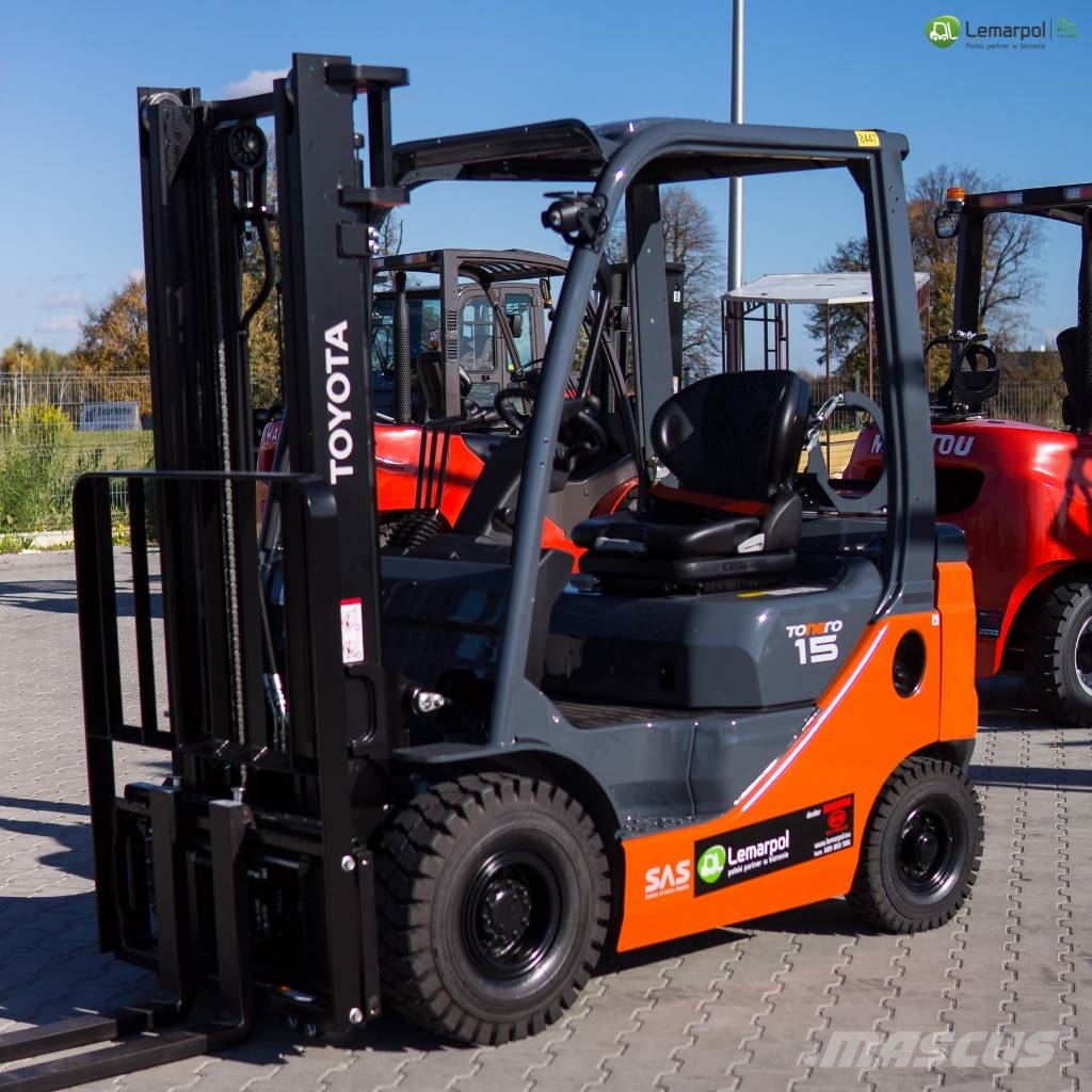 Toyota 8 FGF 15 LPG forklifts