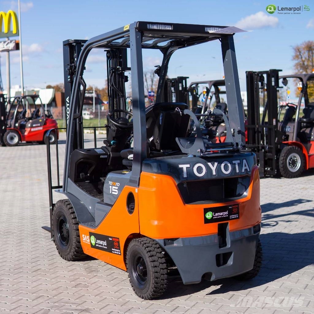 Toyota 8 FGF 15 LPG forklifts