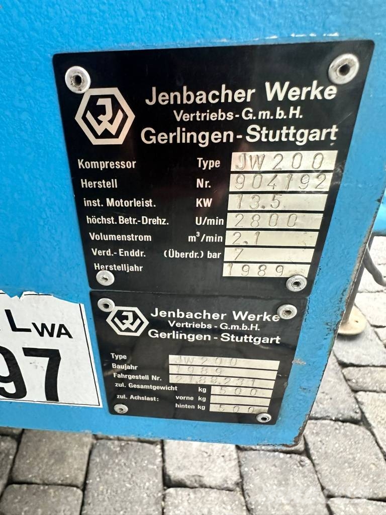 Jenbacher Werke Schraubenkompressor JW 200 Other trailers
