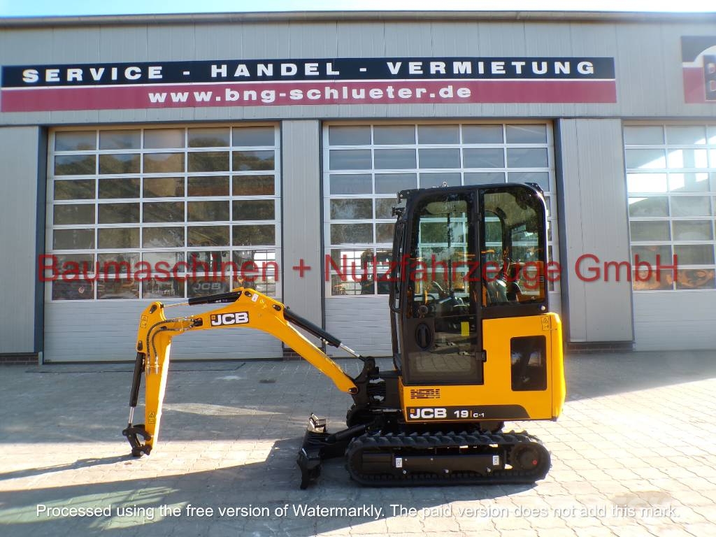 JCB 19C-1 NEU Bj'26 Mini ekskavatörler, 7 tona dek