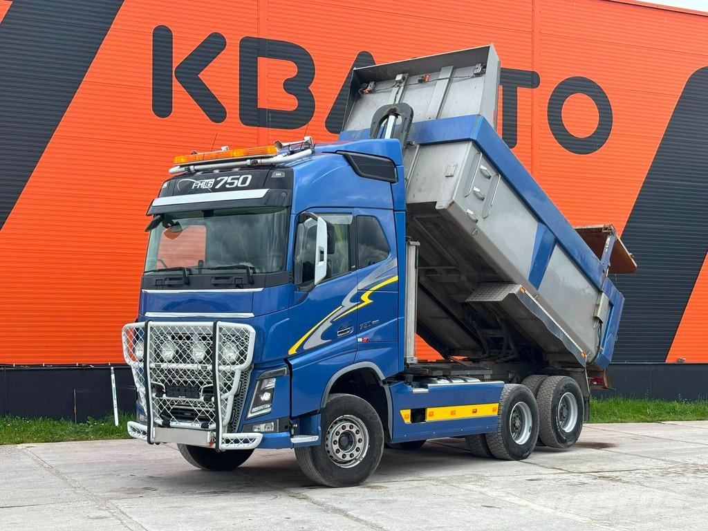 Volvo FH16 750 6x4 RETARDER / TANDEM AXLE LIFT / BIG AXL Damperli kamyonlar