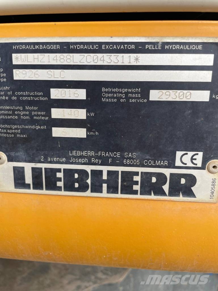 Liebherr R 926 SLC Raupenbagger