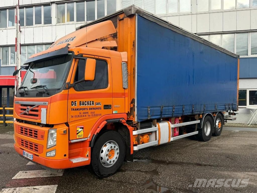 Volvo FM 330 6X2 DHOLLANDIA 2000 KG LAST STEERING AXLE C Pritsche & Plane