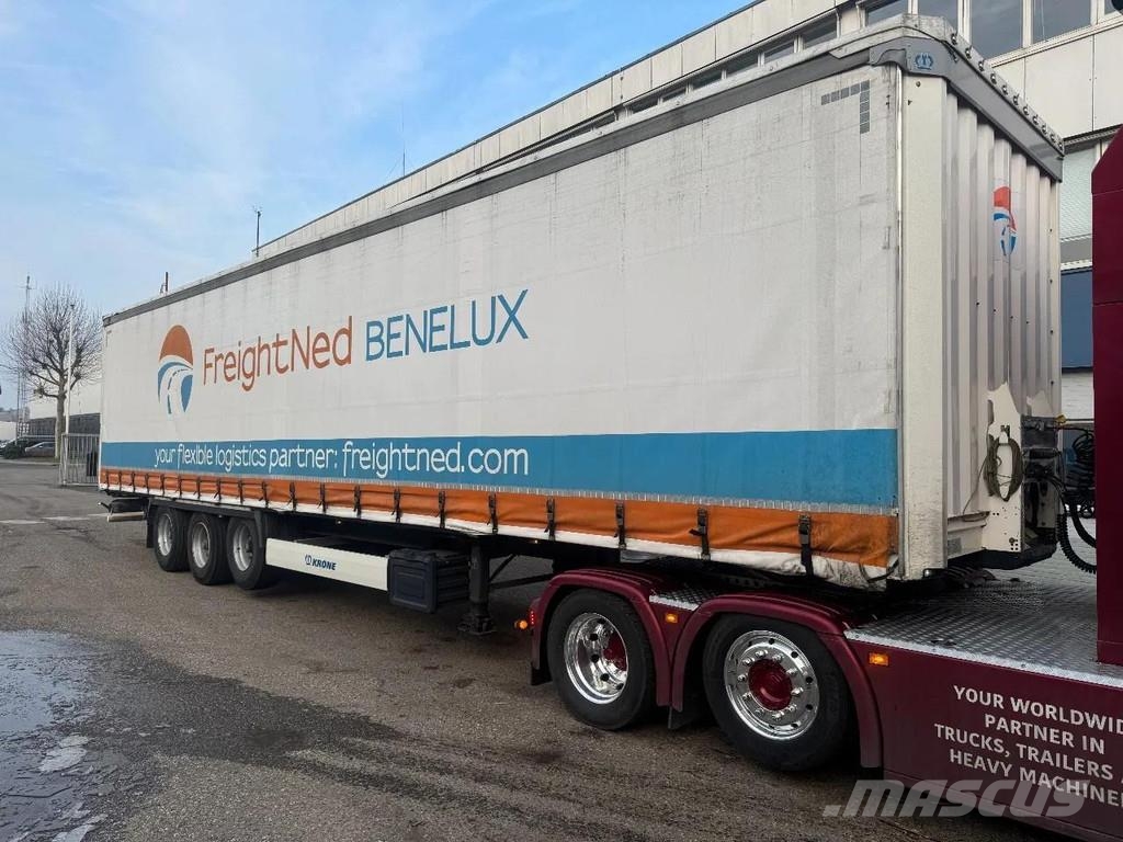 Krone SD 3 AXLE - 1 LIFT AXLE - SLIDING ROOF Curtainsider semi-trailers