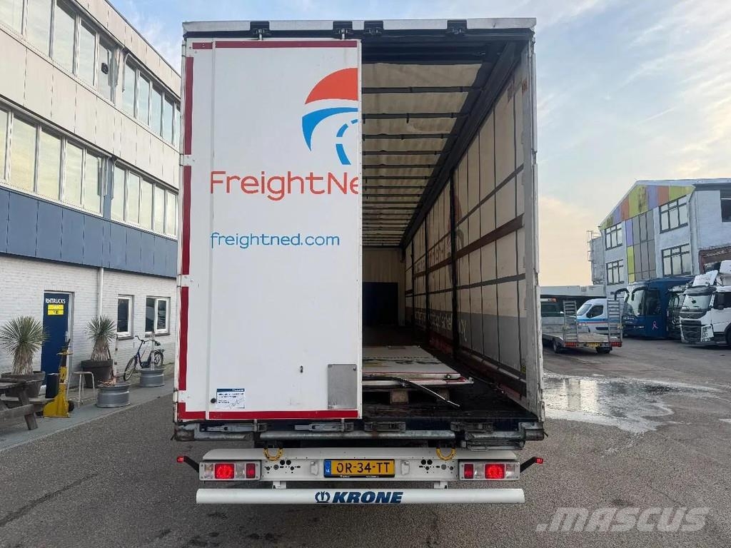 Krone SD 3 AXLE - 1 LIFT AXLE - SLIDING ROOF Curtainsider semi-trailers