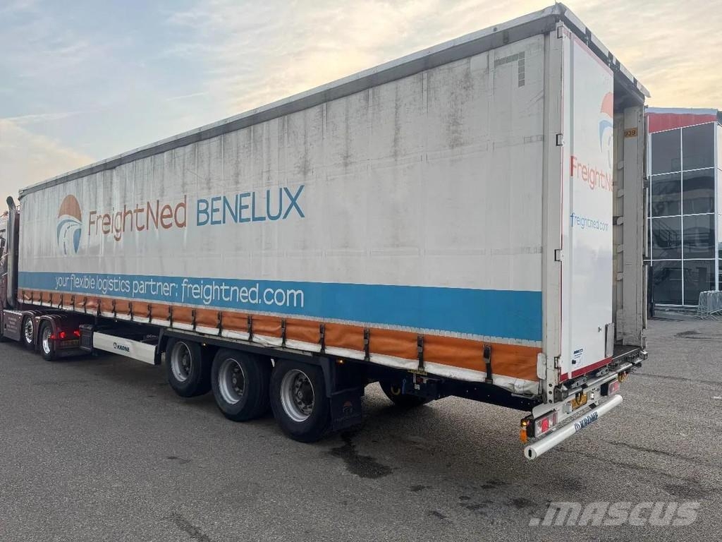Krone SD 3 AXLE - 1 LIFT AXLE - SLIDING ROOF Curtainsider semi-trailers