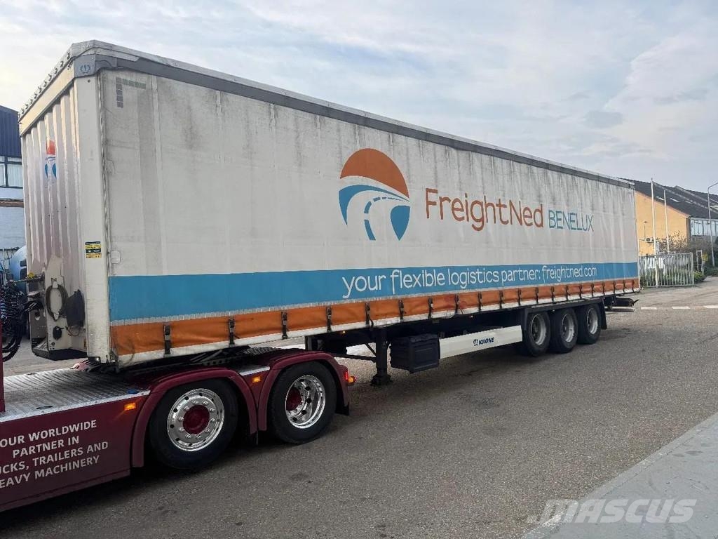 Krone SD 3 AXLE - 1 LIFT AXLE - SLIDING ROOF Curtainsider semi-trailers