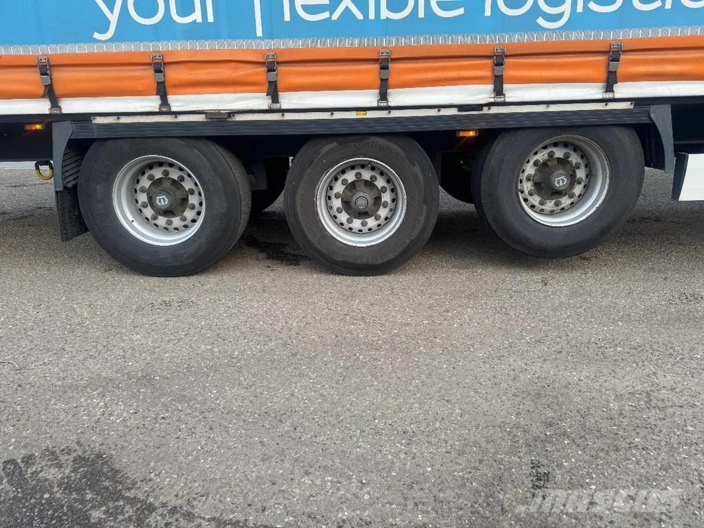 Krone SD 3 AXLE - 1 LIFT AXLE - SLIDING ROOF Curtainsider semi-trailers