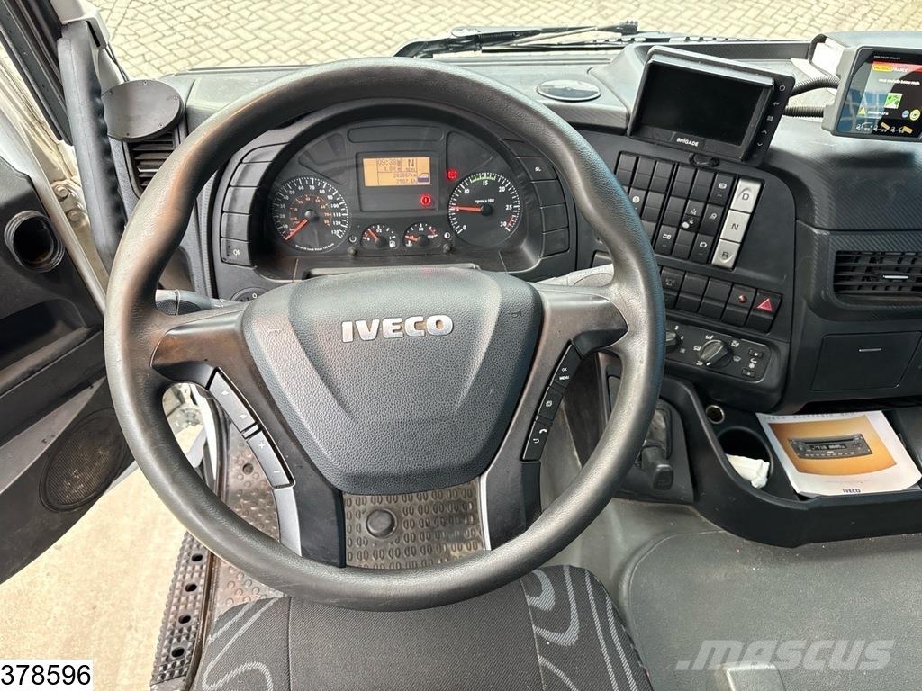 Iveco Trakker 360 6X4, EURO 6, Palfinger, Remote, Steel Platós / Ponyvás teherautók