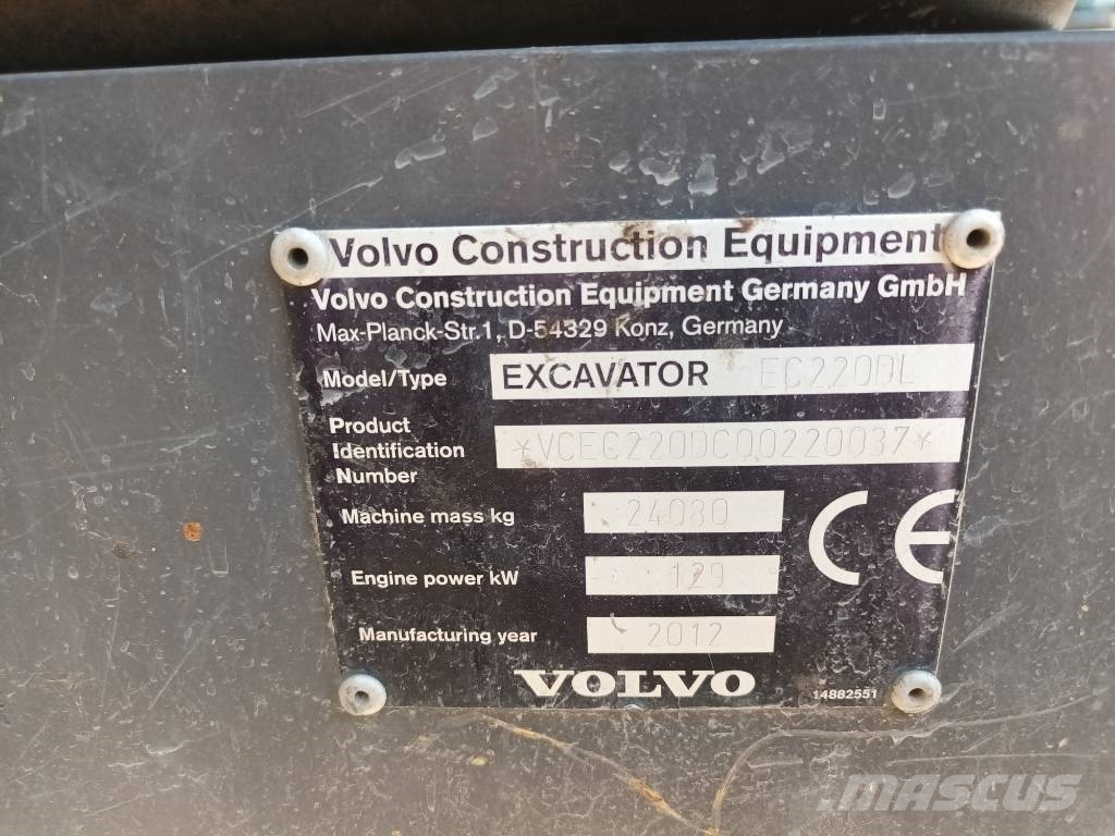 Volvo EC 220 DL myös vuokraus 履带挖掘机