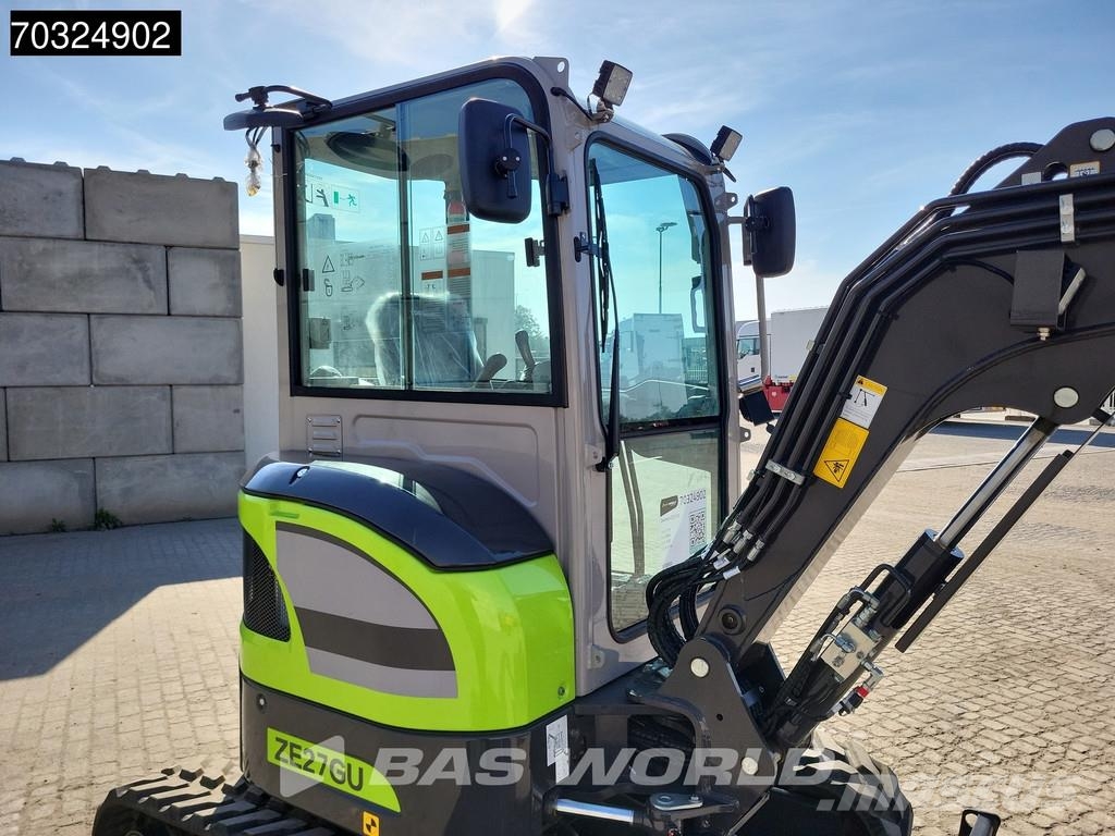 Zoomlion ZE27 GU KUBOTA ENGINE - CW / 3 BUCKETS - CE CERTIF Minigraafmachines < 7t