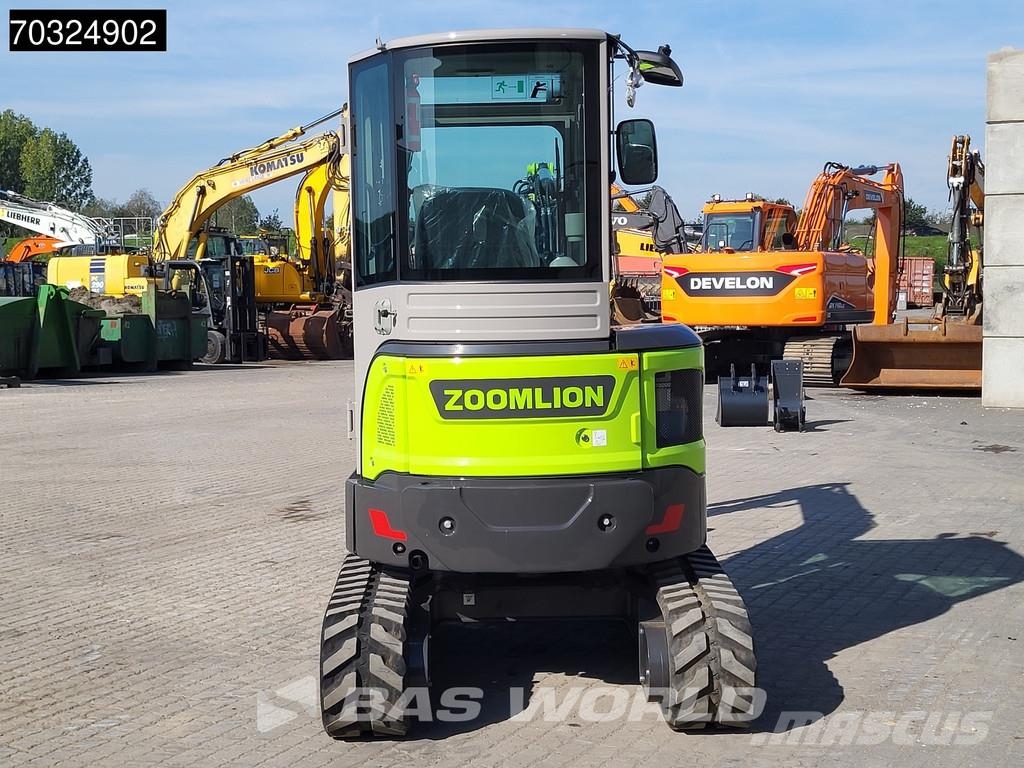 Zoomlion ZE27 GU KUBOTA ENGINE - CW / 3 BUCKETS - CE CERTIF Minigraafmachines < 7t