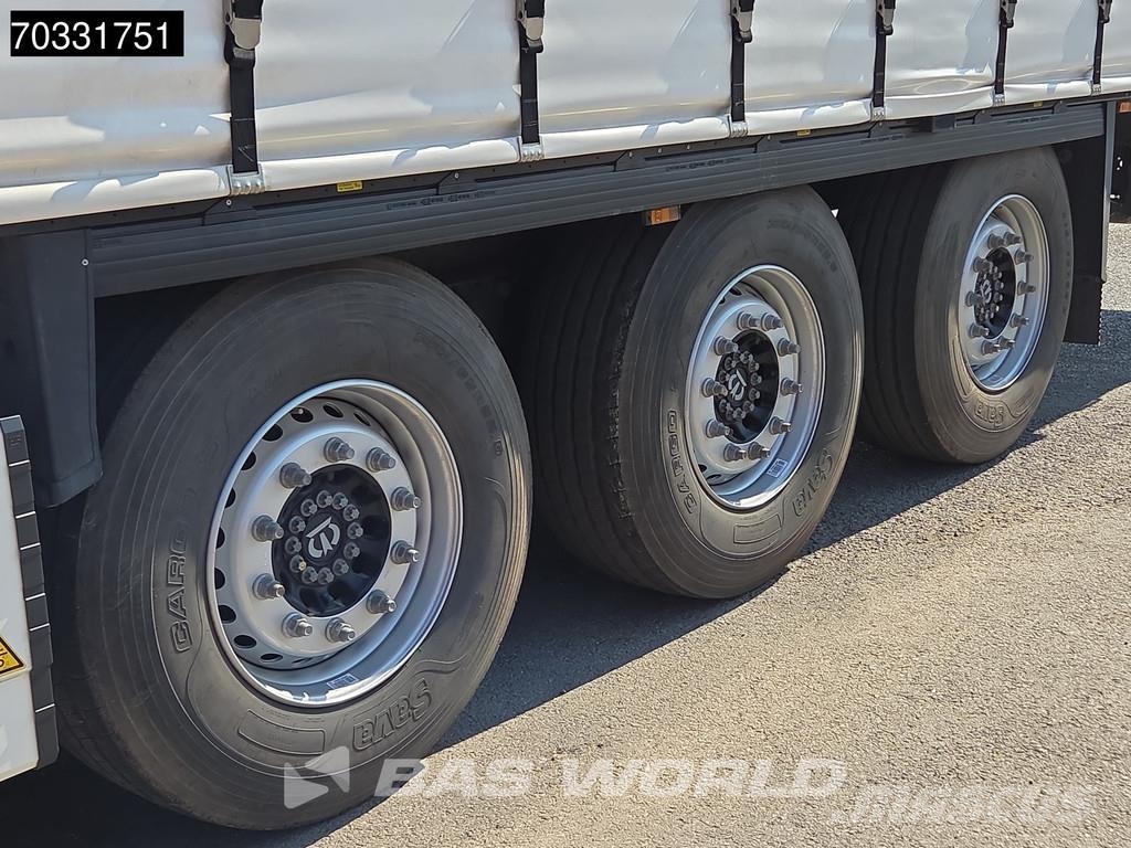 Krone SD 3 axles 2xLift Axle Sliding Roof Palletbox Tents puspiekabes