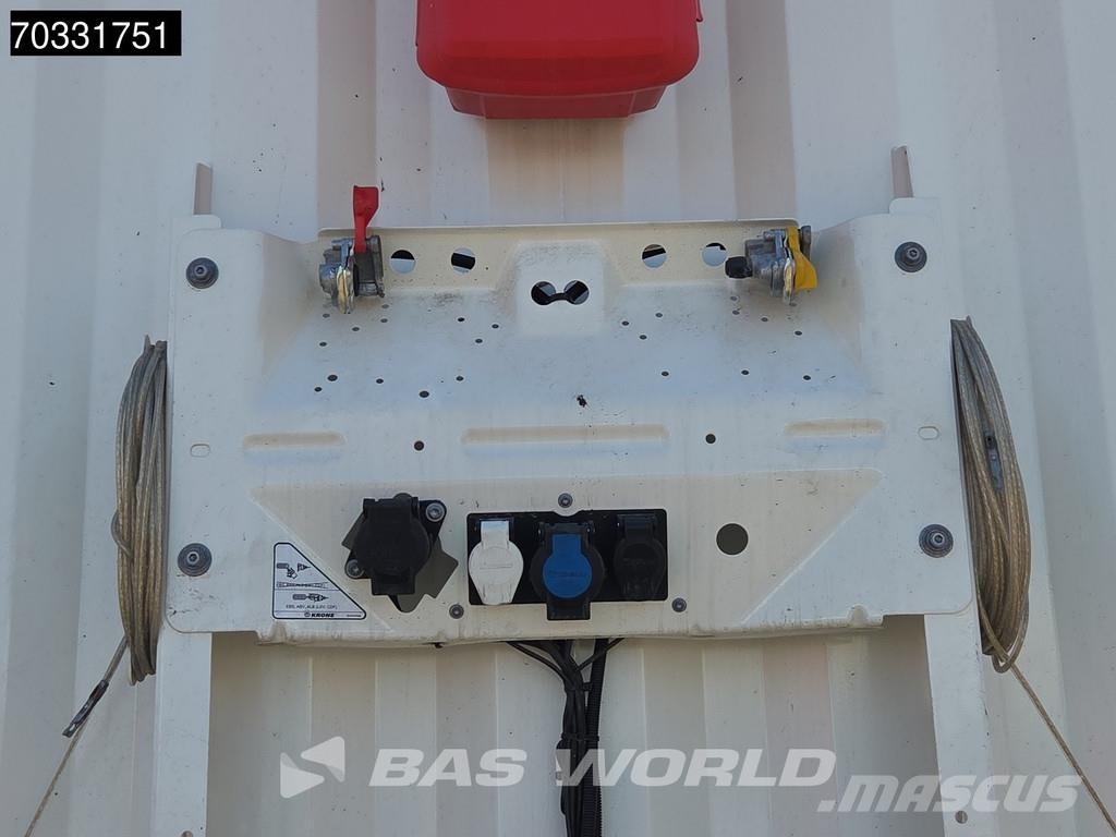 Krone SD 3 axles 2xLift Axle Sliding Roof Palletbox Semi remorque à rideaux coulissants (PLSC)