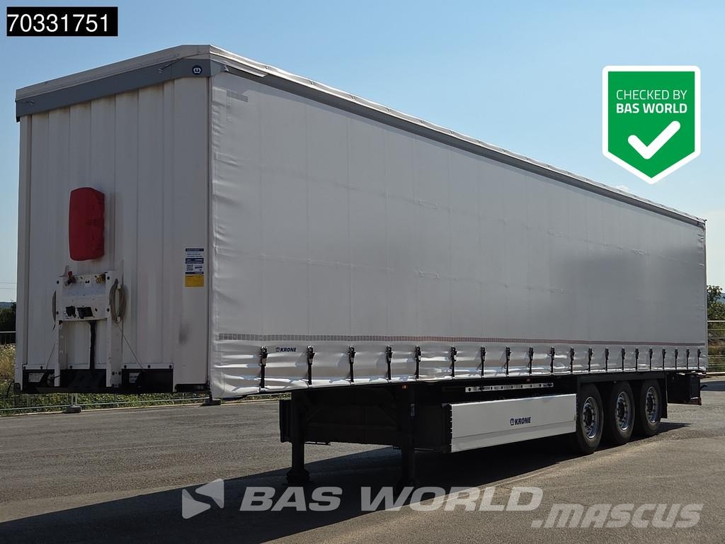 Krone SD 3 axles 2xLift Axle Sliding Roof Palletbox Kapelltrailer