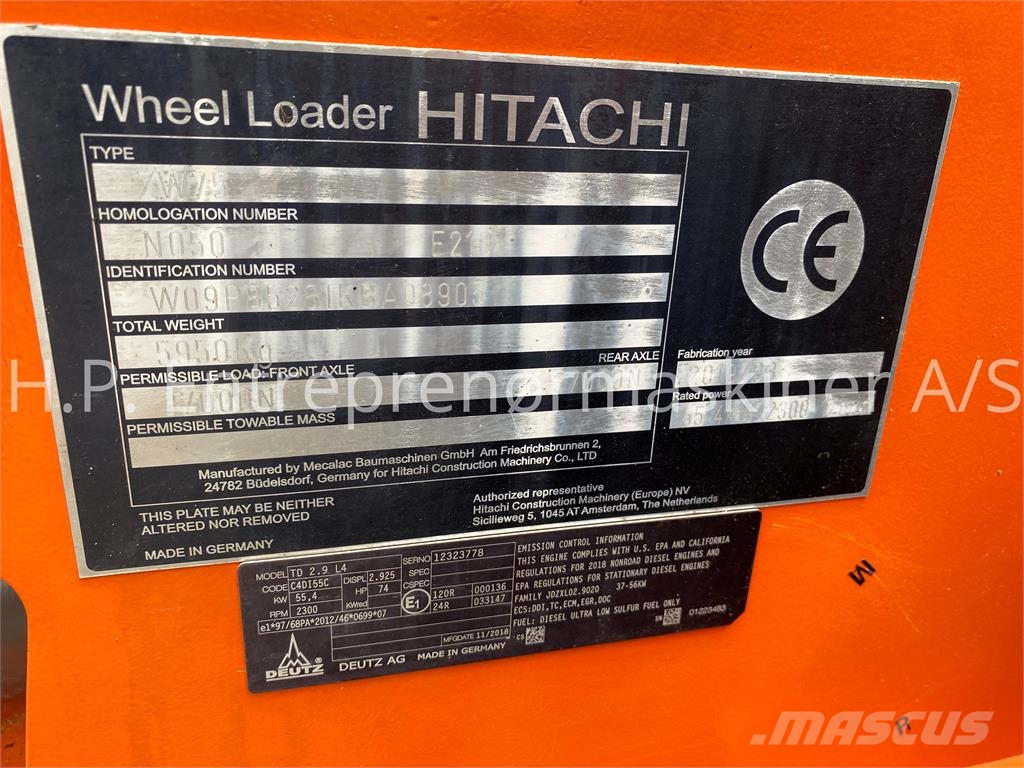 Hitachi ZW 75-6 Hjullastare
