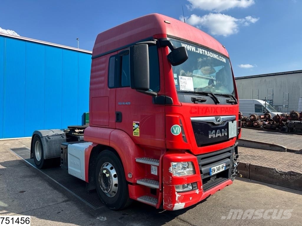 MAN TGS 18 420 EURO 6, Standairco, Retarder, PTO Ťahače