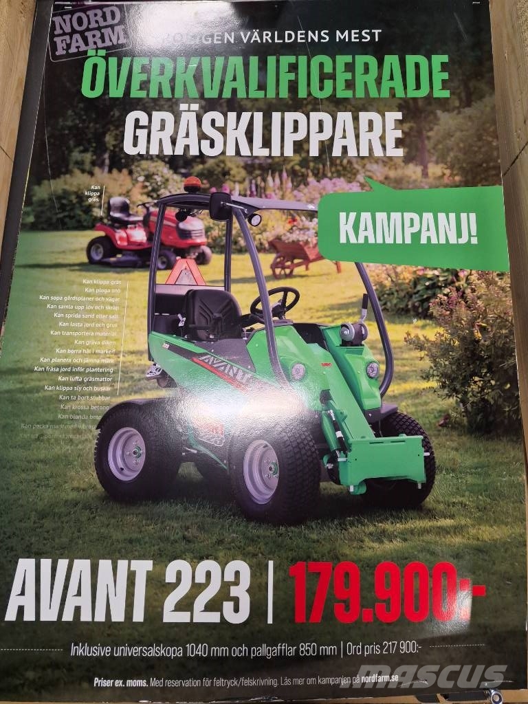 Avant 223 introduktions kampanj pris Taajamakoneet