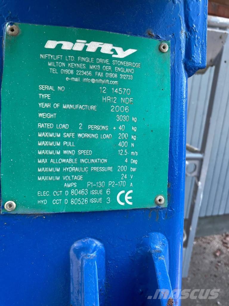 Niftylift HR 12 N D E 曲臂高空工作平台