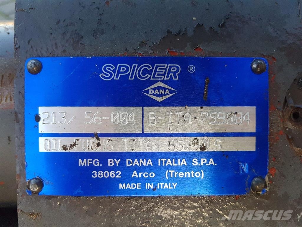 Ahlmann AZ150-Spicer Dana 213/56-004-Axle/Achse/As Ejes