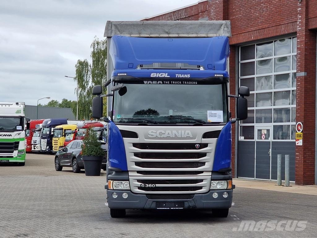 Scania G360 4x2 - Tautliner - Retarder - Euro 6 - Opti Cr Camión con caja abierta