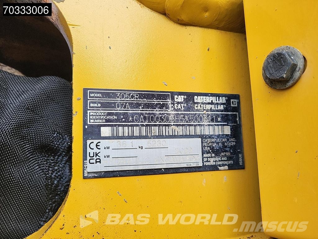 CAT 305 CR Miniescavatori