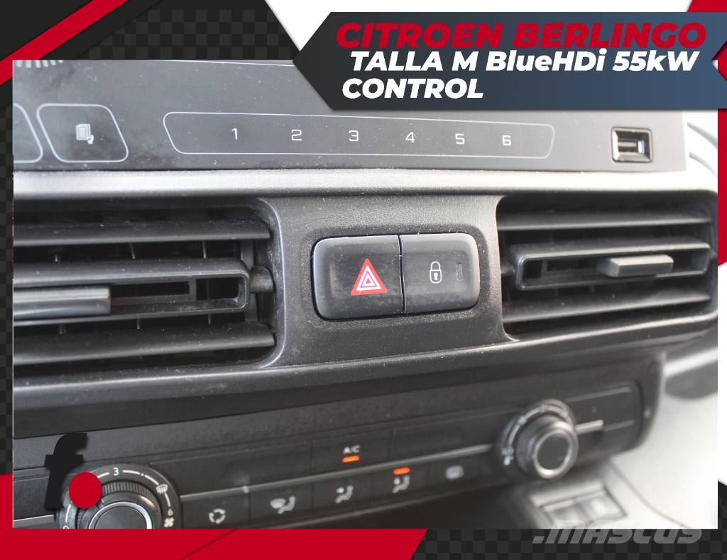 Citroën Berlingo Talla M BlueHDi 55kW CONTROL Varevogne