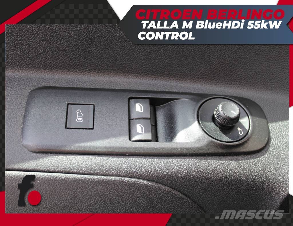 Citroën Berlingo Talla M BlueHDi 55kW CONTROL Varevogne