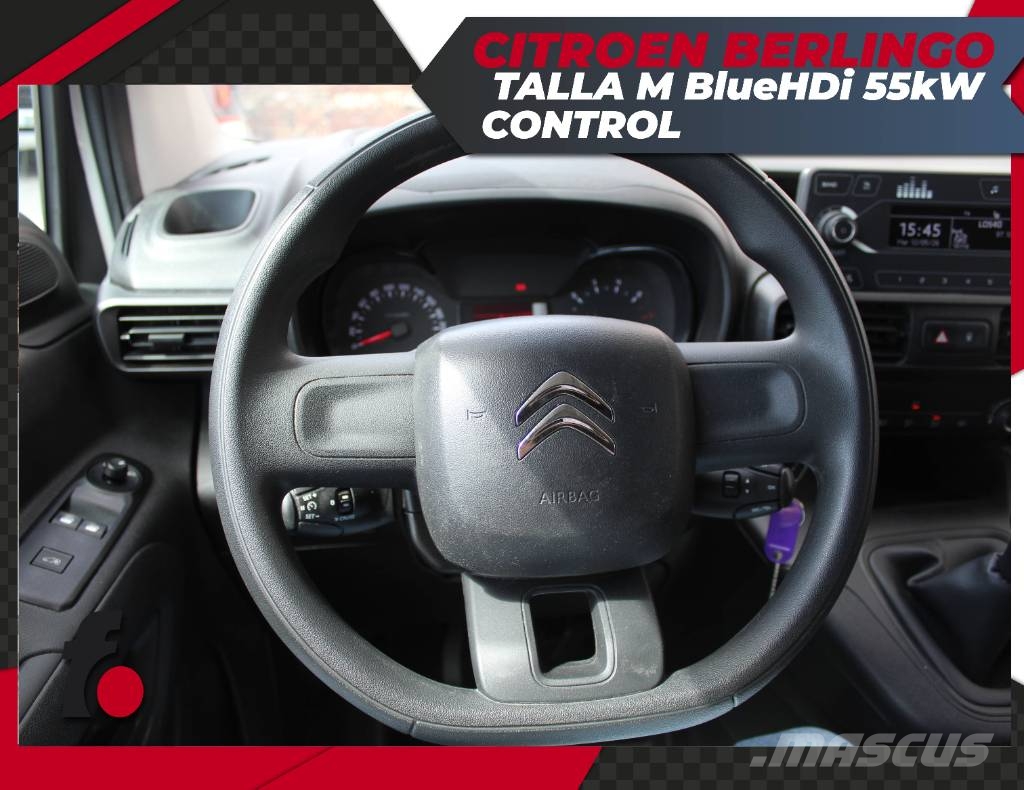 Citroën Berlingo Talla M BlueHDi 55kW CONTROL Varevogne