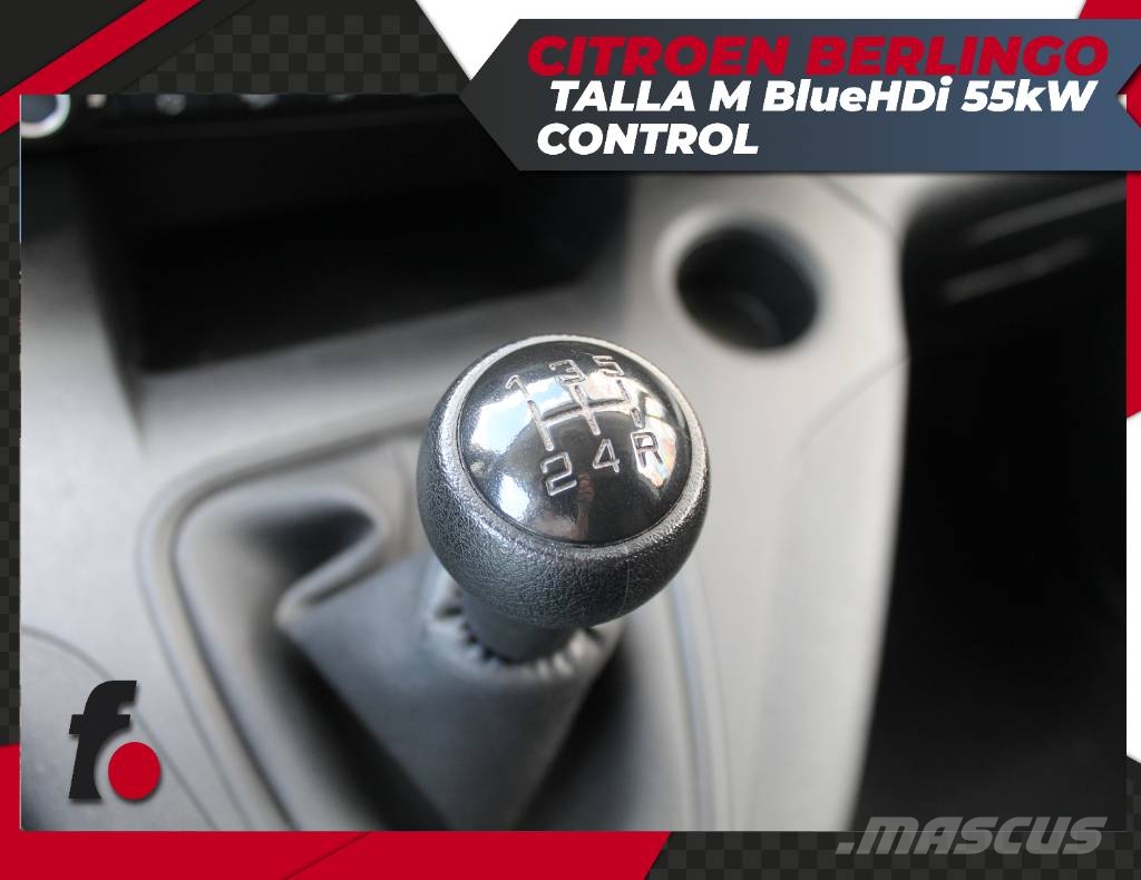Citroën Berlingo Talla M BlueHDi 55kW CONTROL Varevogne