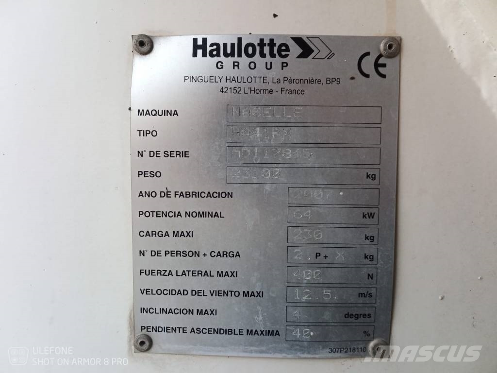 Haulotte HA 41 PX Коленчатые подъемники