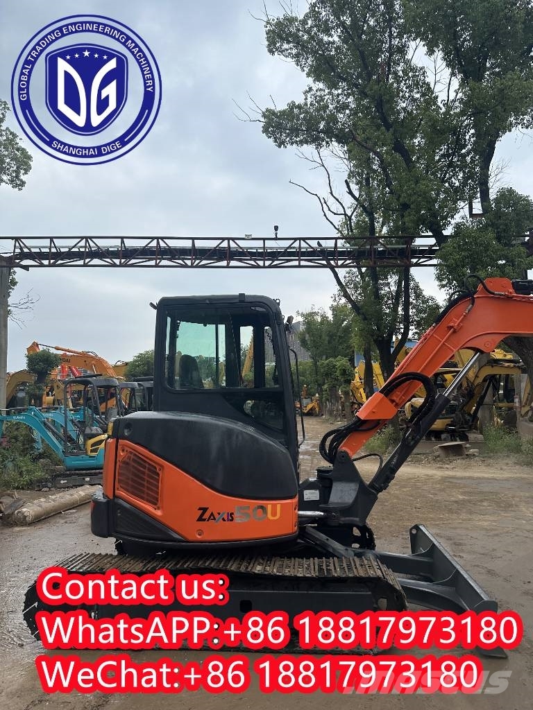Hitachi ZX 50 U حفارات صغيرة أقل من 7 طن (حفارات صغيرة)