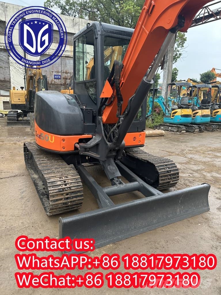Hitachi ZX 50 U حفارات صغيرة أقل من 7 طن (حفارات صغيرة)